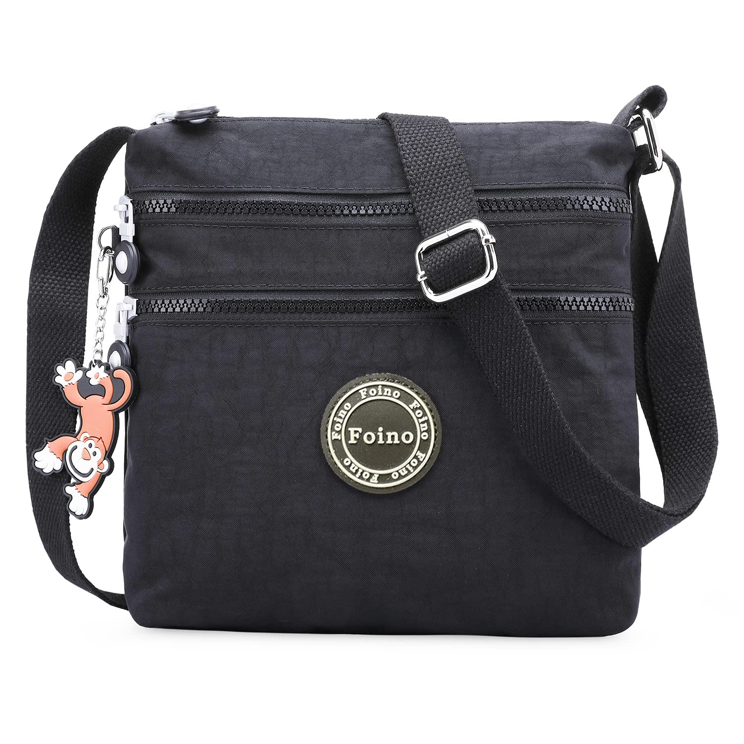 Foino Women Messenger Bag Casual Shoulder Bag Fashion Cross Body Bag for Travel Satchel Sport Girls Side Pack