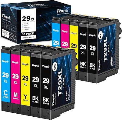 Timink 29XL Ink Cartridges Multipack for Epson XP Series Black Cyan Magenta