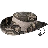 Obling Sun Hat for Men Women, Fishing Hat UPF 50 Wide Brim Bucket Hat Safari Boonie Hat