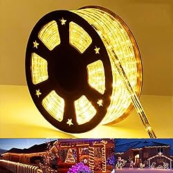 200ft LED Rope Lights Outdoor, 1440 LED Flexible