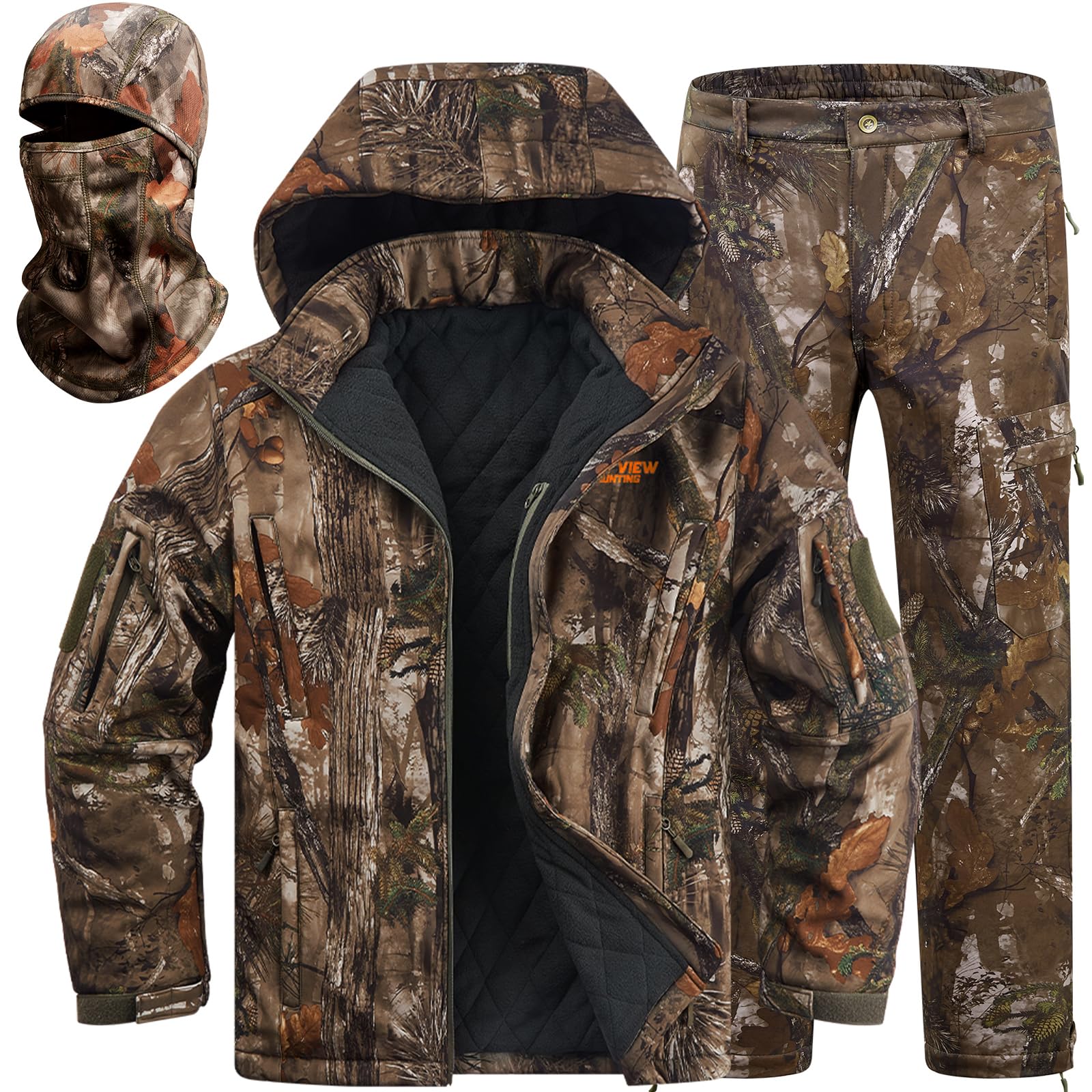 NEW VIEW Insulated Hunting Clothes for Men Cold