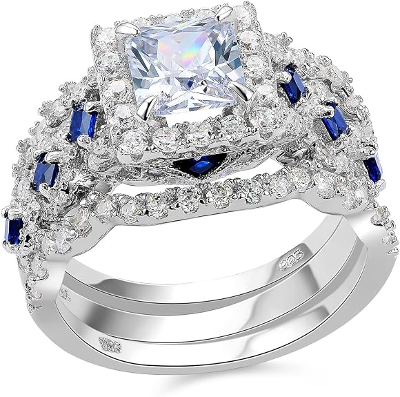 NEWSHE JEWELLERY Engagement Rings in Womens