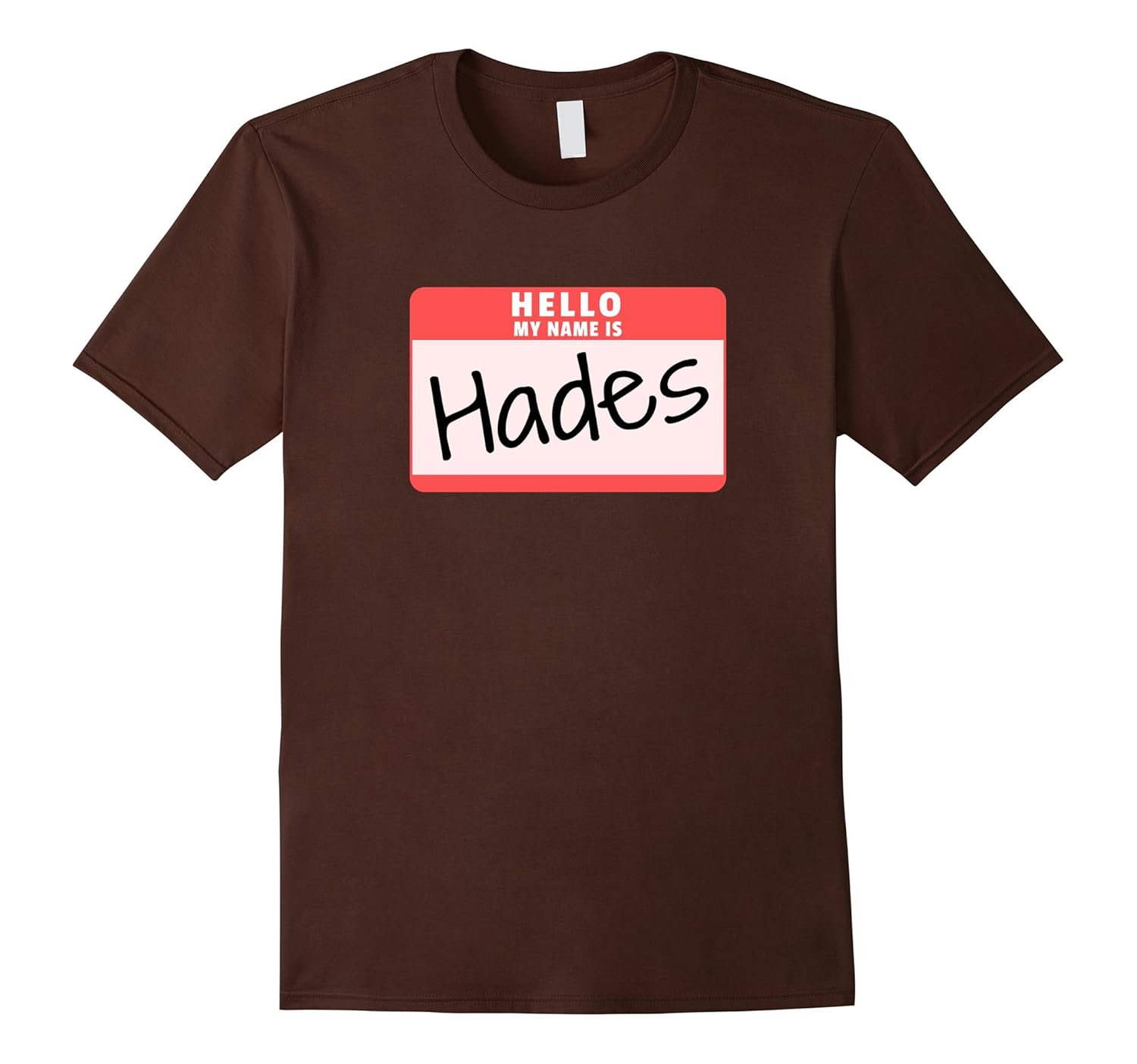 Hello My Name is Hades Funny Halloween Greek God T-Shirt-ANZ