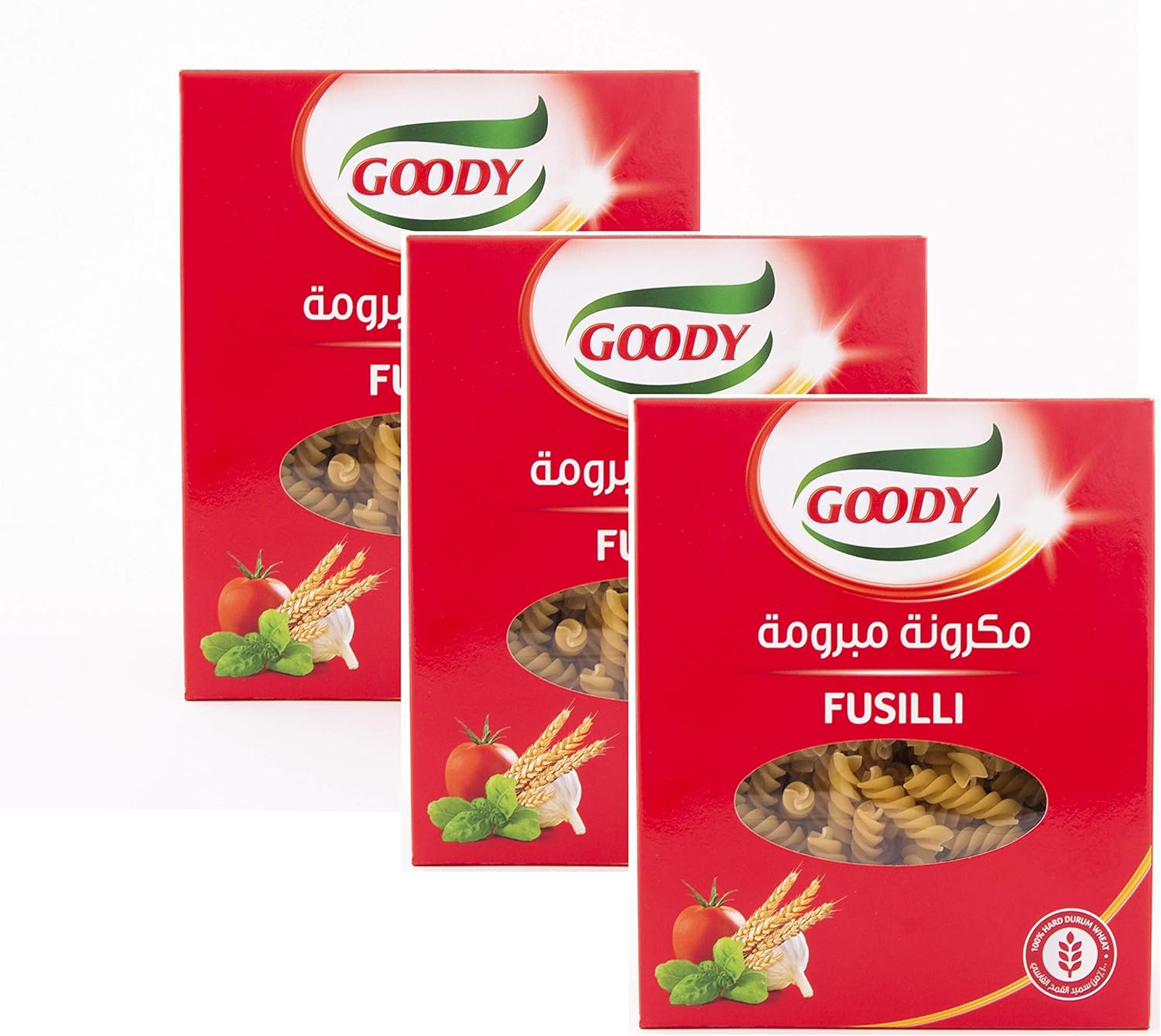 Goody Pasta Fusilli Shape No.36, 3 x 500 gm Amazon.ae