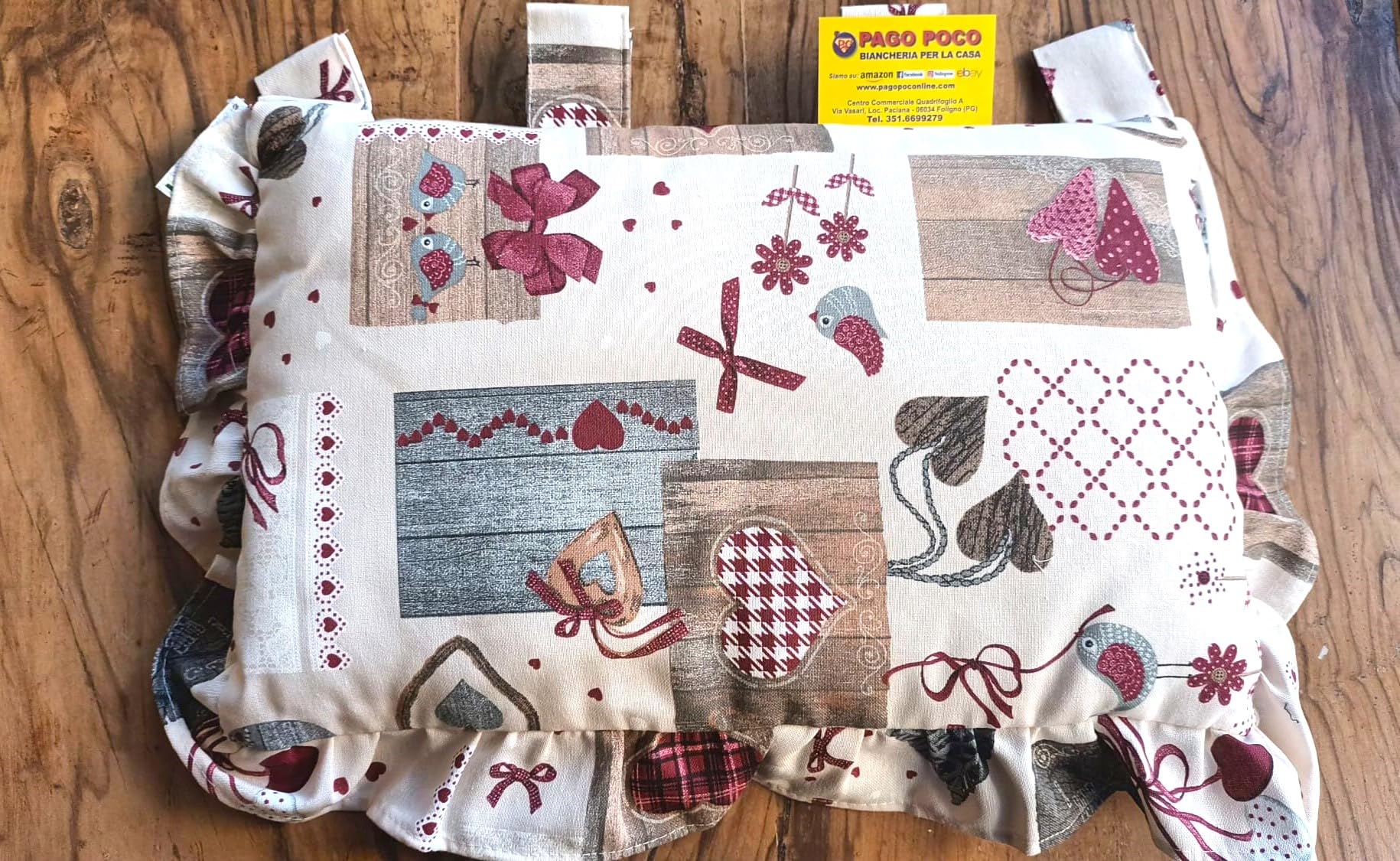 I pay little I pay little Oven cover Hearts and bow design Size 46x35 Colour: Grey+Beige New for 2021!!!! (Beige)