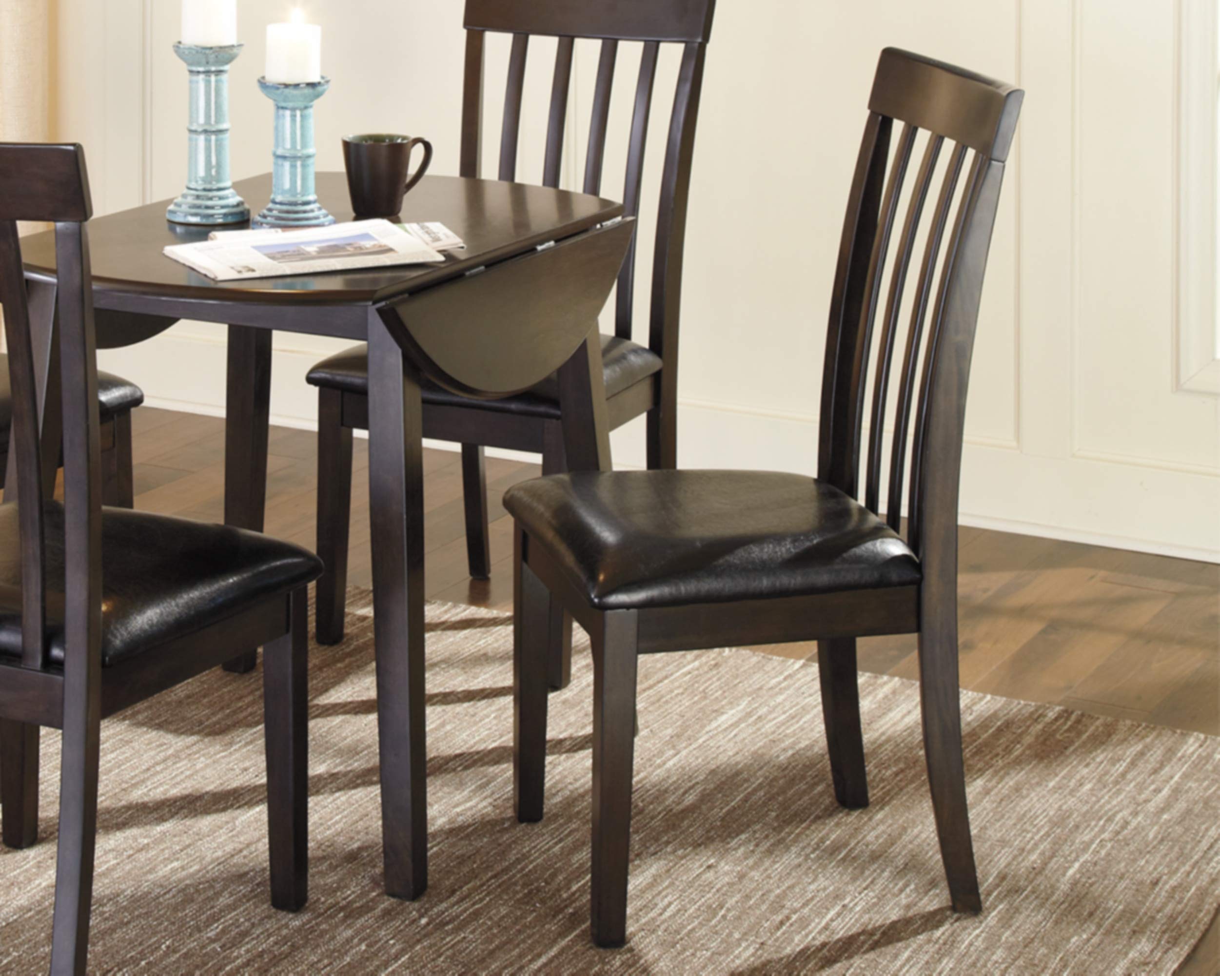 Ashley Furniture Signature Design - Hammis Dining Room Chair - Contemporary - Set of 2 - Dark Brown