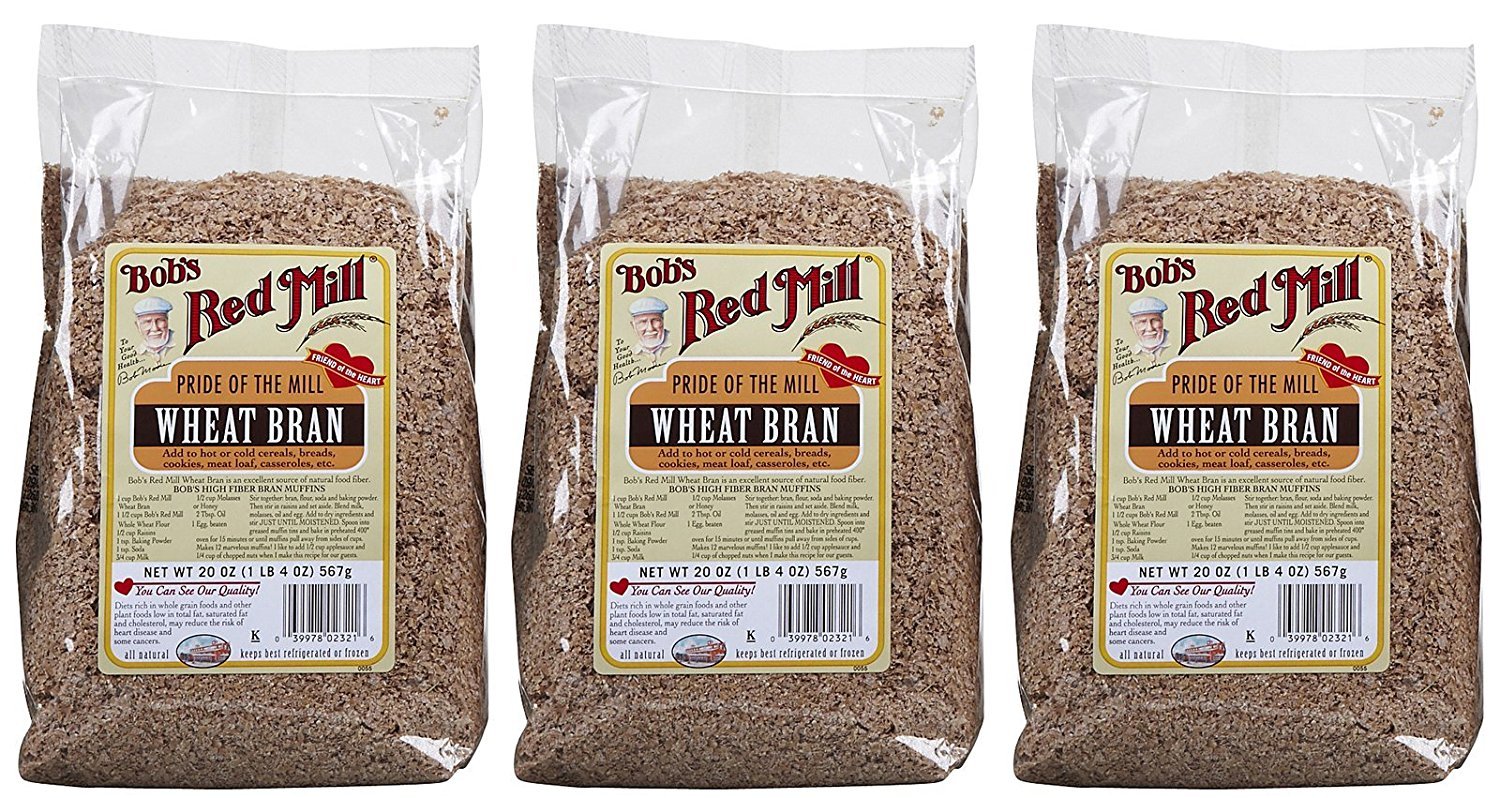 Bob's Red Mill Organic Oat Bran Hot Cereal, 18 Ounce Bags