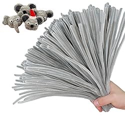 ESUOHYM 200PCS Upgraded Grey Colors Pipe Cleaners