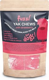 Fuzzl Yak Chews for Dogs 2 Pack 140g Strawberry Premium Natural view 3