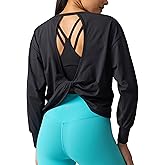 Colorfulkoala Long Sleeve Shirts for Women Oversized Crew Neck Tops Casual Workout Fashion T-Shirts