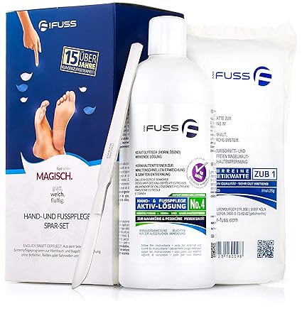 Hornhautentferner Mr. Fuss Aktiv Lösung No. 4 Plus Pack Steel (groß 500ml)