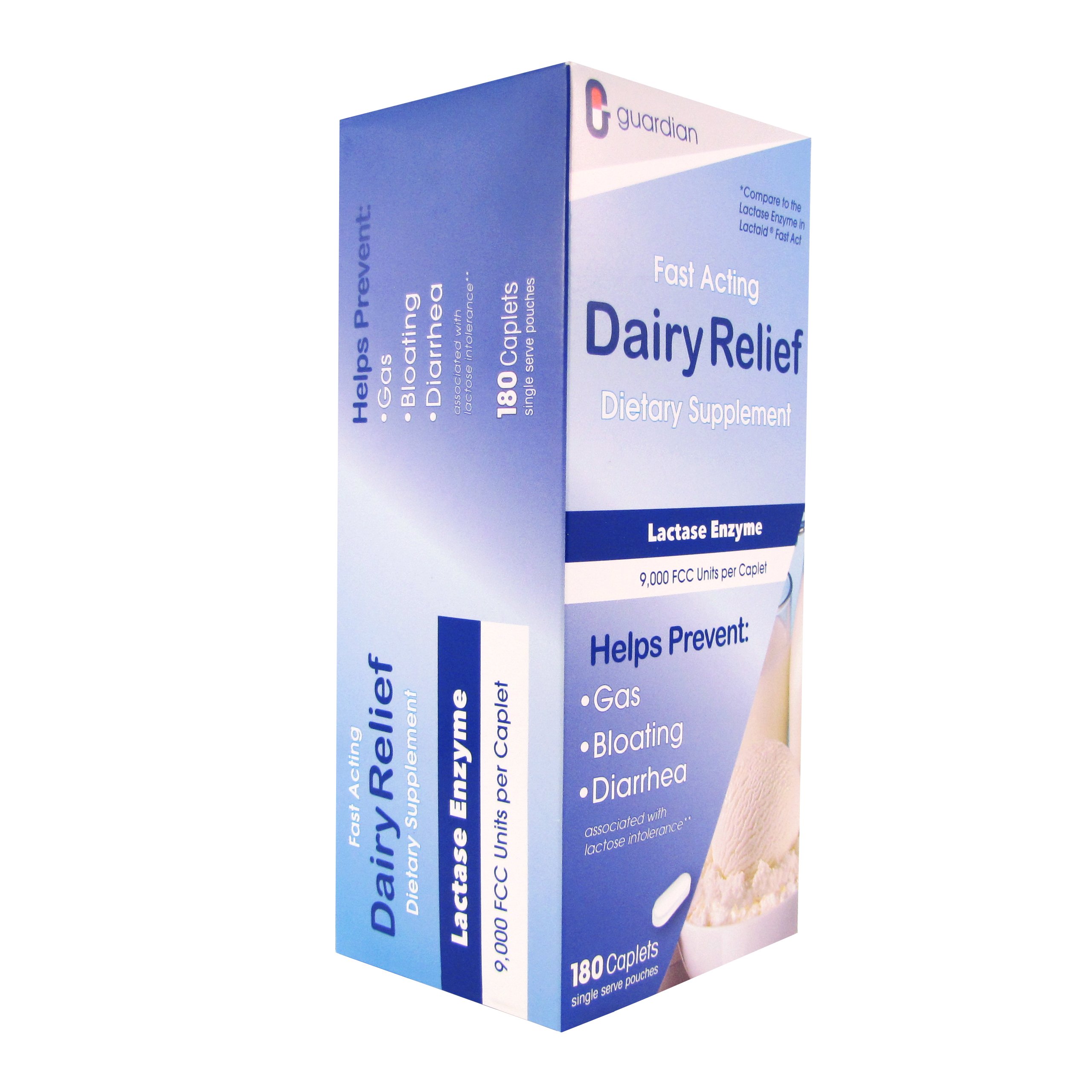 Mua Guardian Dairy Relief Fast Acting Lactase, 360 Caplets, 9000 FCC ...