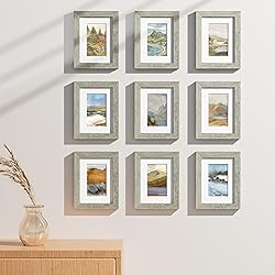 Vittanly 6x8 Picture Frame, Display Pictures 4x6