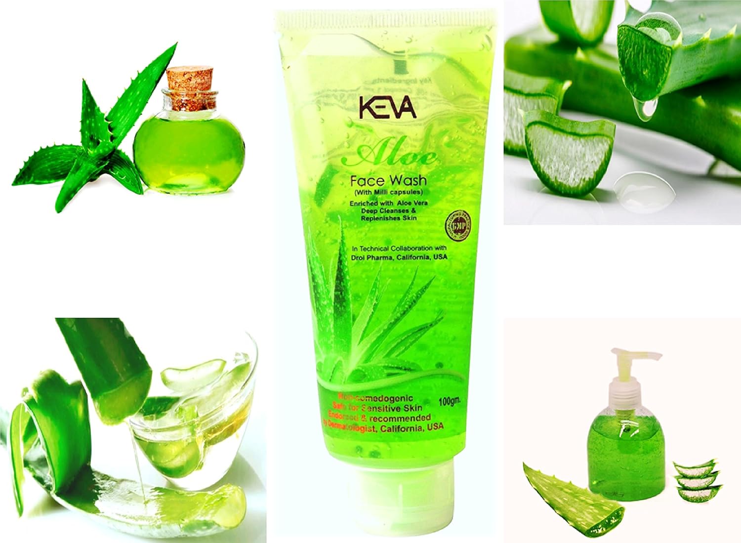 keva aloe vera face wash