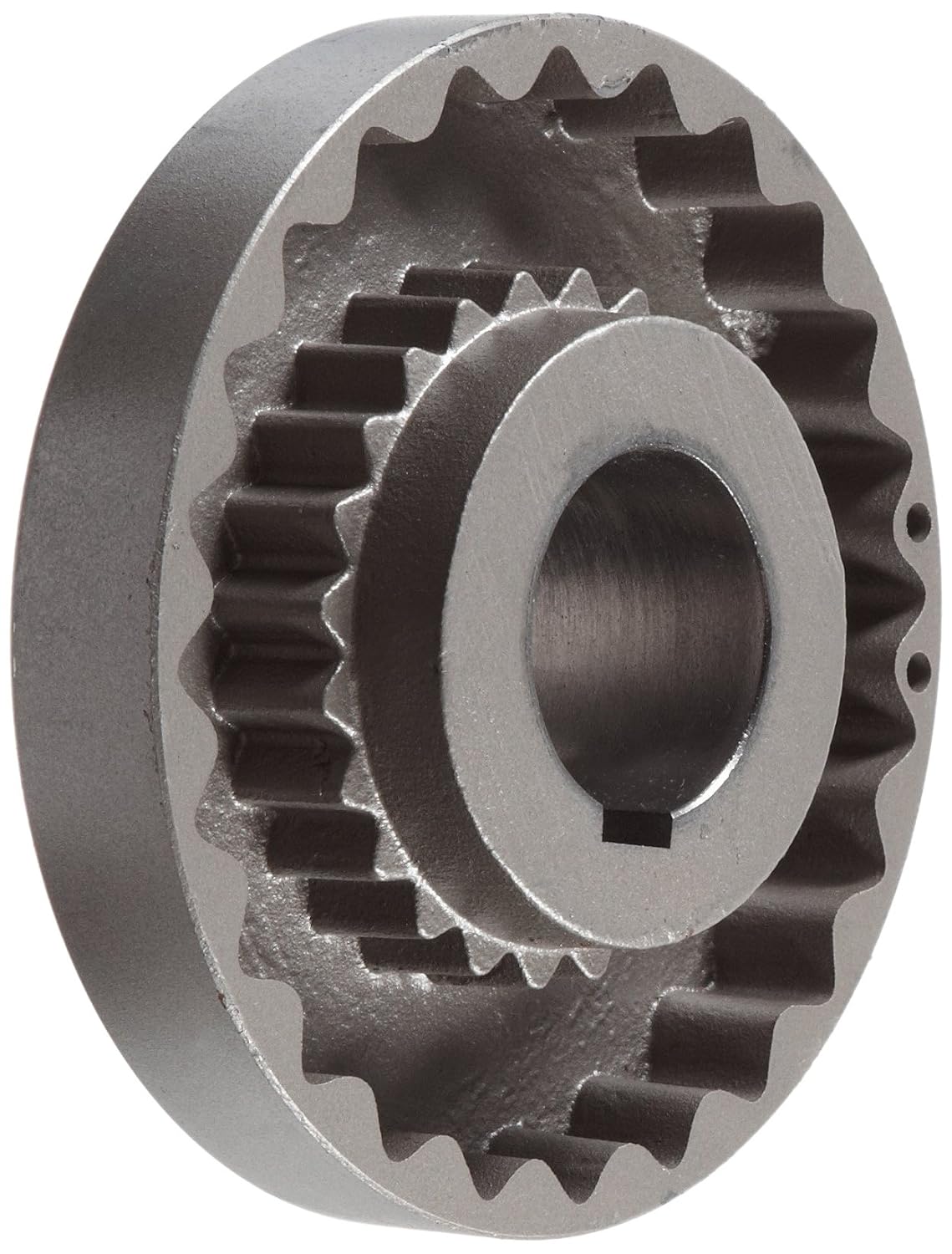 Martin 9S Quadraflex Coupling Flange, Cast Iron, Metric, 48 mm Bore A