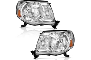 WEELMOTO for 2005-2011 Tacoma Headlights Assembly Compatible with 2005 2006 2007 2008 2009 2010 2011 Tacoma Headlight Replacement Automotive
