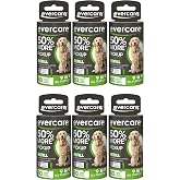 Evercare Extra Sticky Pet Lint Roller Refill 60 Sheets, 6-Pack