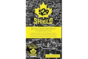 529 Garage Bicycle Registration Kit (Canadian Edition) - Four Shield Kit