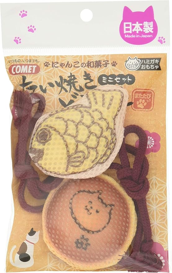 コメット 猫用おもちゃ 国産ハミガキおもちゃ たい焼きどら焼きミニセット S サイズ コメット またたびトイ 通販 Amazon