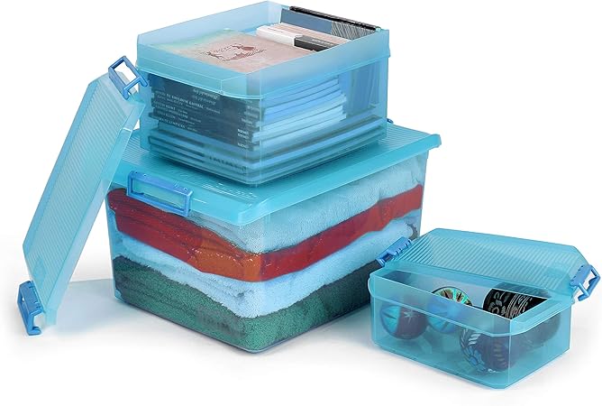 Tatay 1150319 Caja Multiusos con Ruedas, 60 l, Turquesa, 56.5x40x36.2 cm: Amazon.es: Hogar