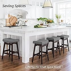 Cozyman Bar Stools Set of 3, Barstools with Sturdy