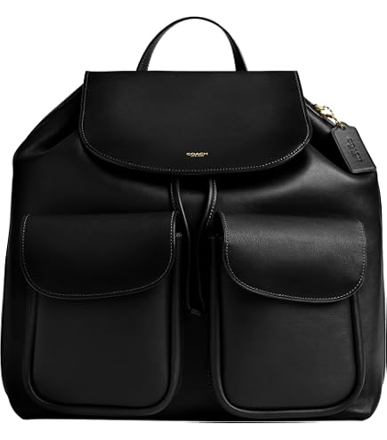 COACH Kisslock Frame Backpack, B4/Black One Size : Clothing, Shoes & Jewelry