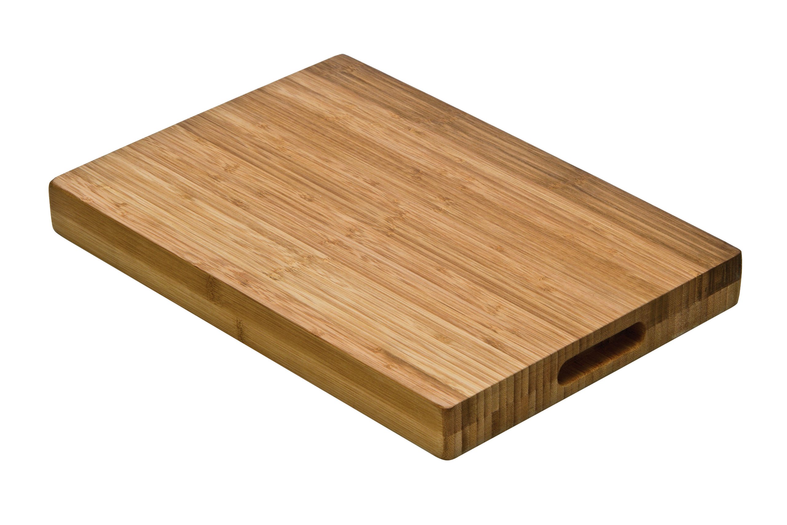 Premier Housewares Butchers Chopping Board with Handles - Bamboo, 4 x 40 x 28 cm