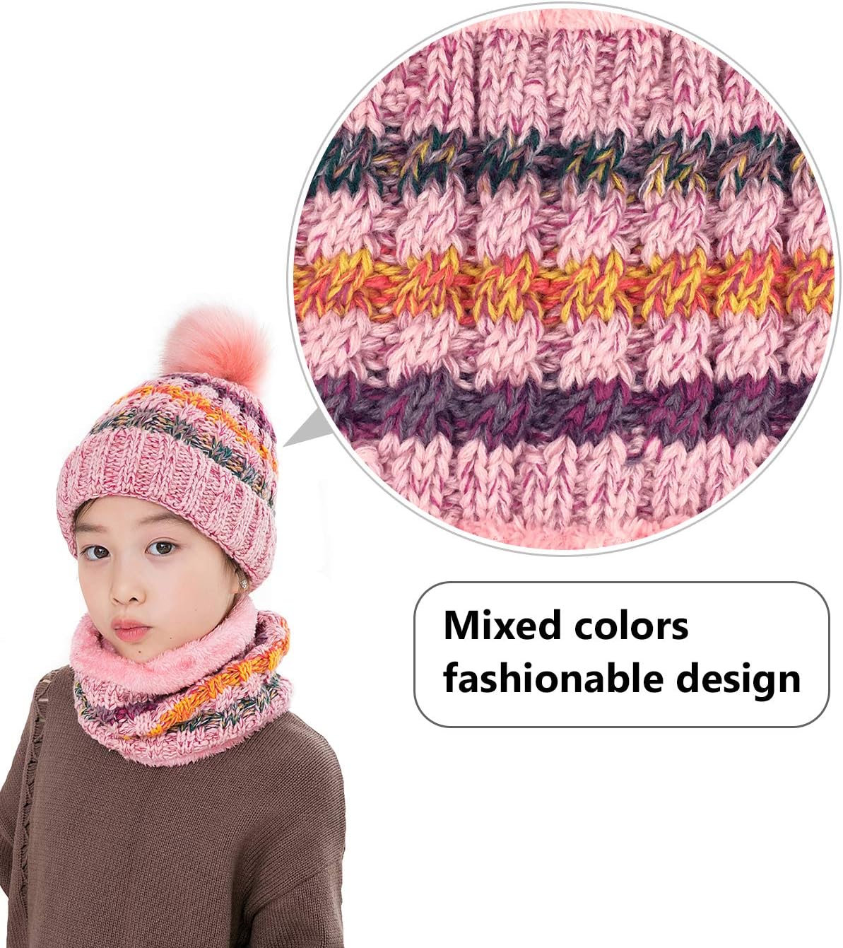 Feoya Bonnet Echarpe 2 En 1 Bebe Fille Garcon Bonnet Laine Bebe Hiver Cagoule Polaire Bebe Cache Cou Oreille 2 5 Ans Cadeau Noel Bebe Bebe Fille 0 24m Bebe Noithattuyo Com