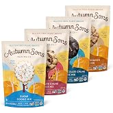 Autumn Sons Gluten Free Cookie Mix Variety Pack, 9.3 oz (Pack of 4) | Sugar, Chocolate Chunk, Double Chocolate Chunk, Oatmeal Cinnamon, Vegan, Plant Based, Top 9 Allergen Free, Non-GMO