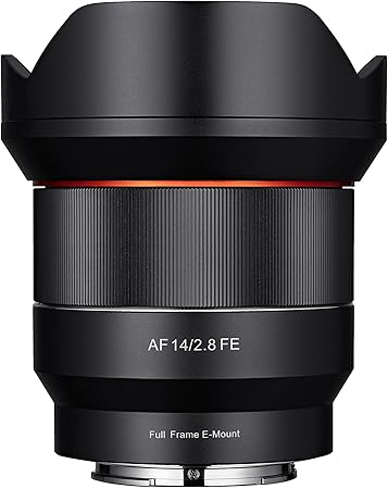 Amazon Com Samyang Syio14af E 14mm F2 8 Full Frame Auto Focus Lens For Sony E Mount Black Camera Photo