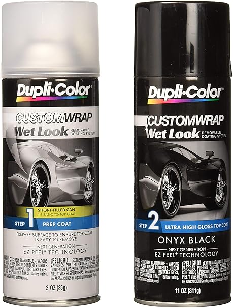 Amazon Com Dupli Color Ecwrc00 Custom Wrap Wet Look Onyx Black Aerosol Automotive