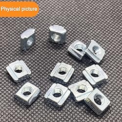 100pcs 2020 Series Sliding T-Nuts Metric M5 Thread