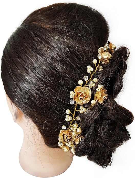 Buy Fully Tiara Bun Decoration Hair Accessories For Girls And Women 20