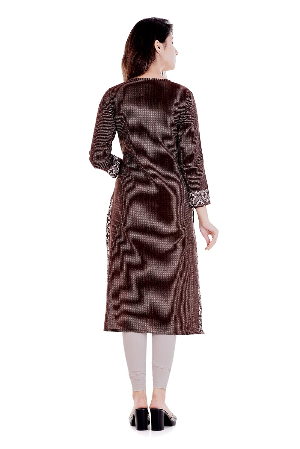 yash gallery women`s cotton straight printed kurti