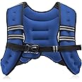 ZELUS Weighted Vest, 6lb/8lb/12lb/16lb/20lb/25lb/30lb Weight Vest with Reflective Stripe for Workout, Strength Training, Running, Fitness, Muscle Building, Weight Loss, Weightlifting
