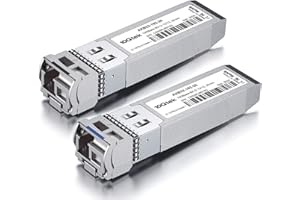 10Gtek a Pair of 25G SFP28 Bidi Transceiver, LC Single-Mode Single Fiber Module, 25GBASE-BIDI 1270nm/1330nm Module for Cisco SFP-25GBX-U-10/SFP-25GBX-D-10, Ubiquiti UniFi, Mikrotik and More, DOM, 20km