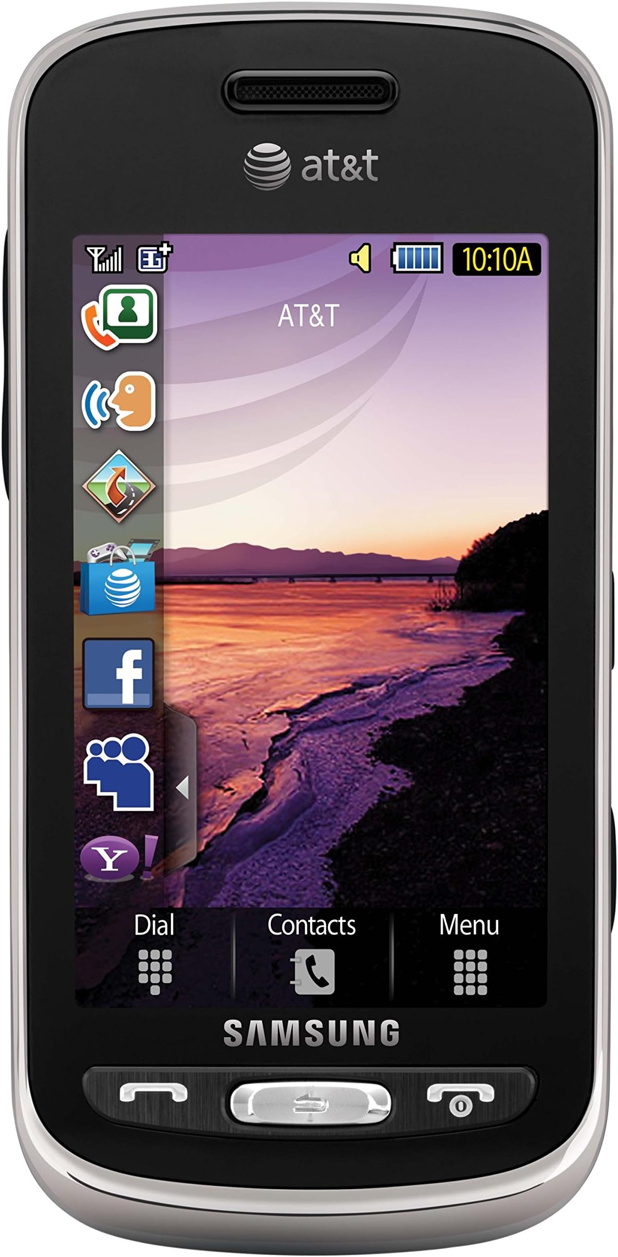 Samsung Solstice SGH-A887 GSM Camera Cell Phone Black AT&T New