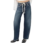 Silver Jeans Co. Women's Be Easy High Rise Straight Leg Jeans