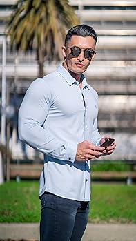 men's athletic fit dress shirts