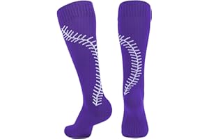 American Trends Softball Socks for Youth Girls & Adult Baseball Softball Socks Athletic Socks with Stitchs Youth Girls