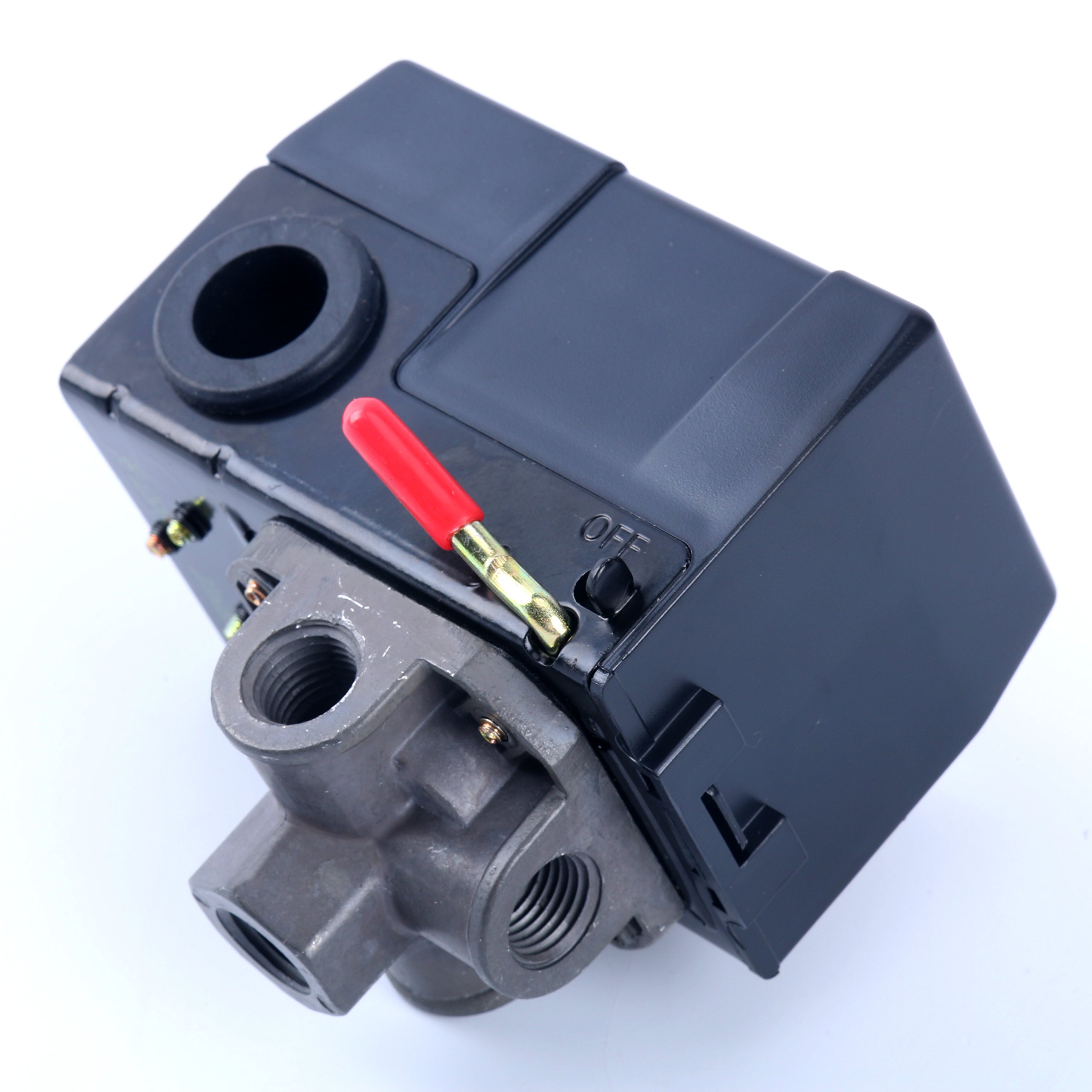 Lefoo Quality Air Compressor Pressure Switch Control 95125 PSI 4 Port