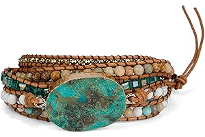 SPUNKYsoul New! Dazzling Handmade Leather Wrap Bracelet Collection