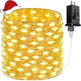 66FT 200 LED Fairy Lights Plug in, 8 Modes Twinkle Lights Warm White | Waterproof String Lights Outdoor Indoor, Memory, Timer, Copper Wire, Christmas Lights for Bedroom Garden Party Holiday Decor