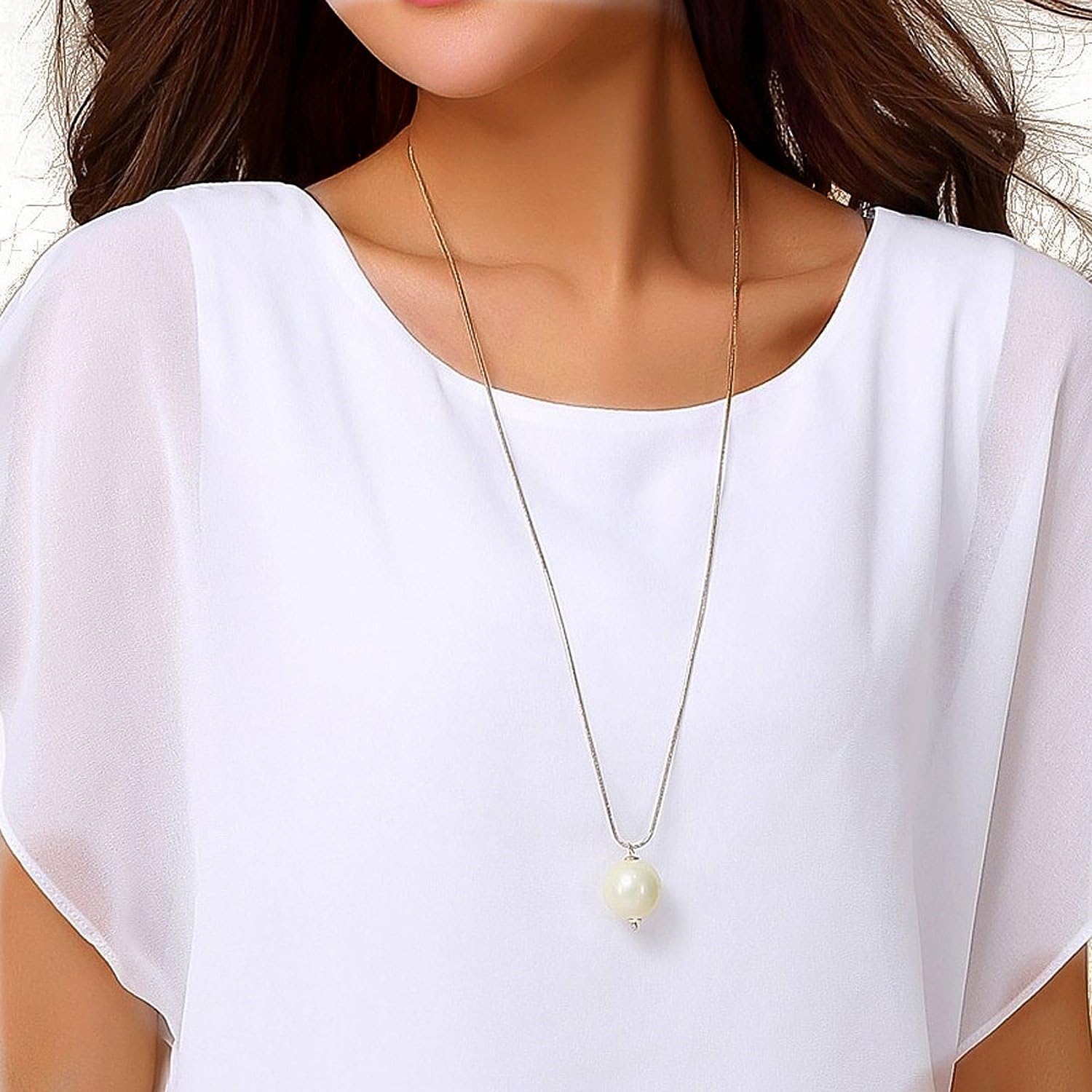 VIISHOW Women's Loose Casual Short Sleeve Chiffon Top T-Shirt Blouse at  Women’s Clothing store
