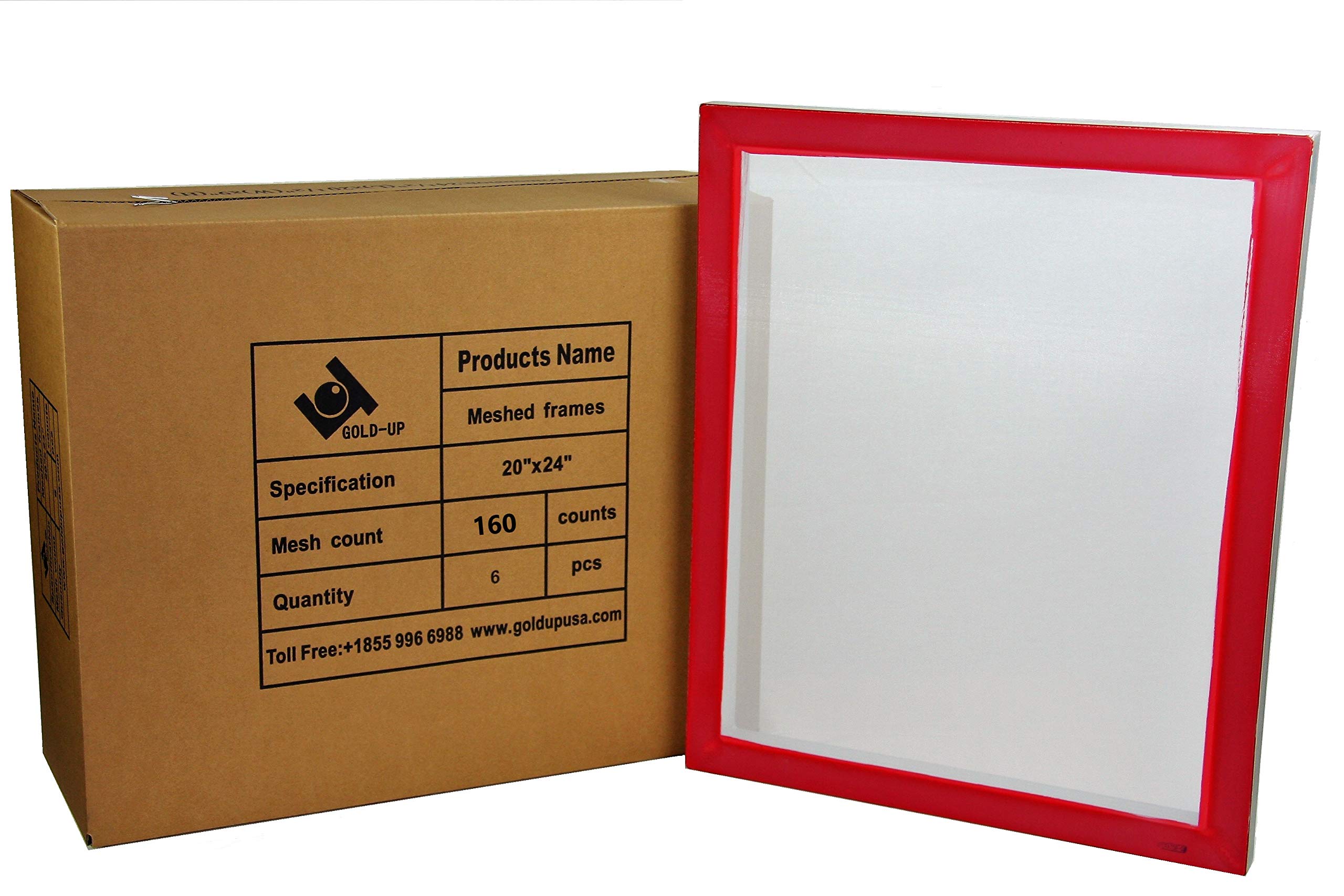 20 x 24 Inch Prestretched Aluminum Silk Screen Printing Frames with