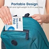 MQ Motion Sickness Patch 30 Count Box Brand MQ Travel Patch Behind Ear view 5