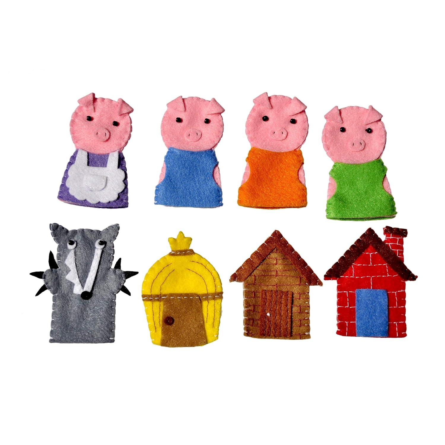 three little pigs hand puppets
