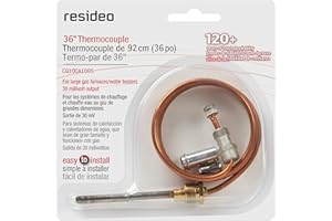 HONEYWELL HOME Resideo CQ100A1005 Replacement Thermocouple for Gas Furnaces, Boilers and Water Heaters, 36-Inch