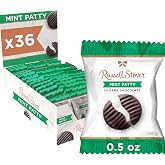Russell Stover .5Oz Dark Chocolate Mint Patty Snack Size | Stocking stuffer, Christmas candy quick gifting, Christmas chocolate, holiday treat time, Christmas candy stockings filler
