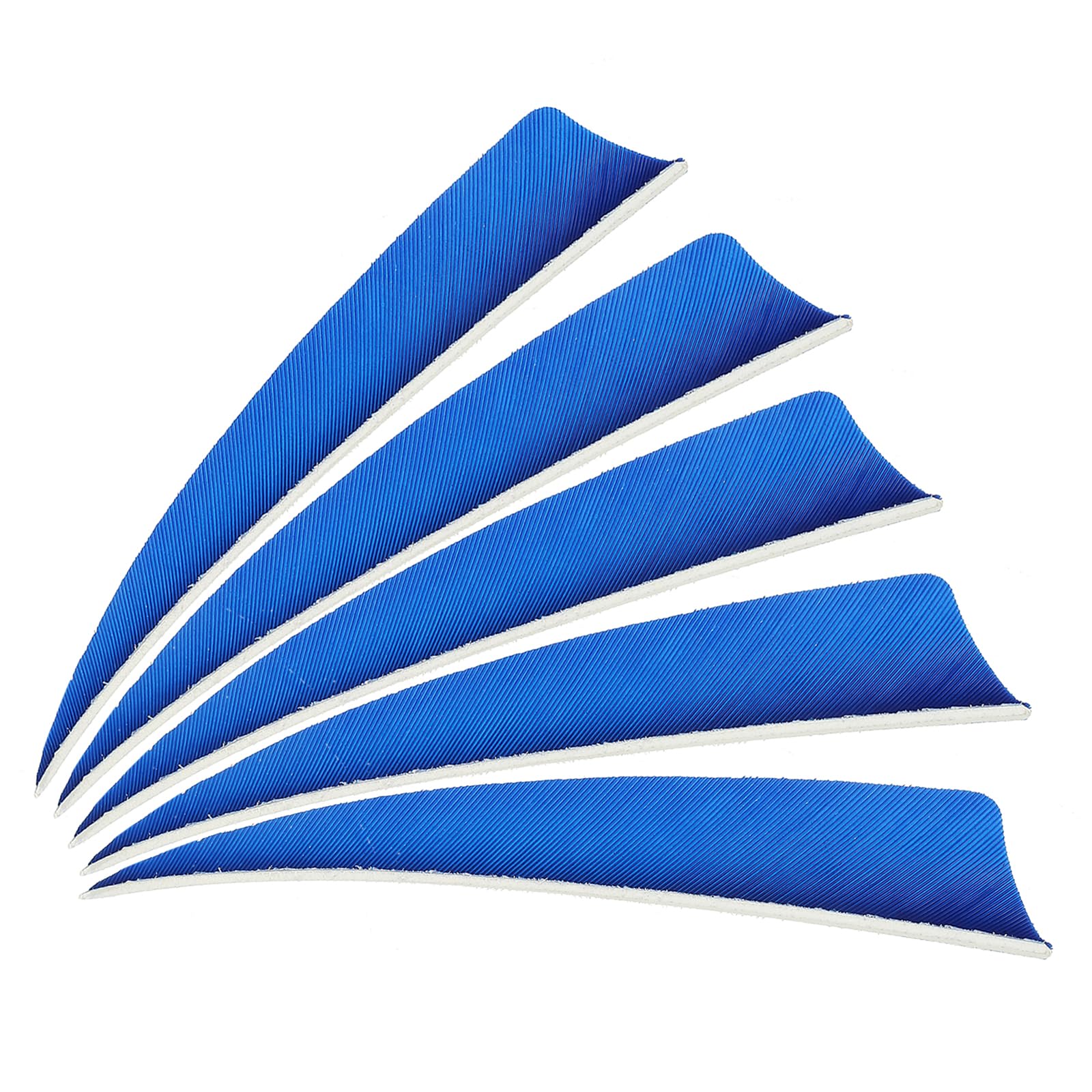 PATIKIL Arrows Vanes 30 Pack 4 Inch Arrow Turkey Feather Fletch Right Wing Fletching Blue for DIY Target Shooting